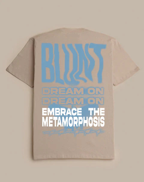 Camiseta Blunt Oversized Metamo - Creme