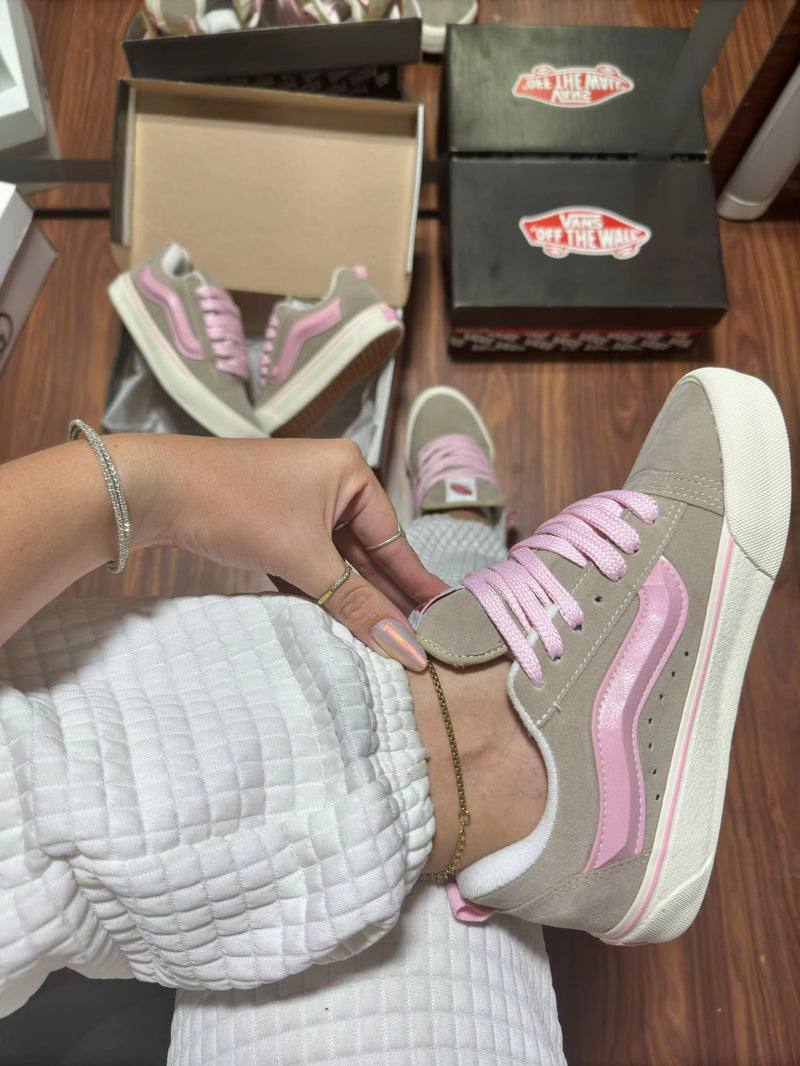 Vans Knu Skool Marrom e Rosa