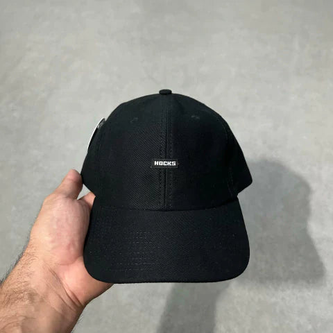 Boné Dad Hat Hocks Lettering Strapback Preto