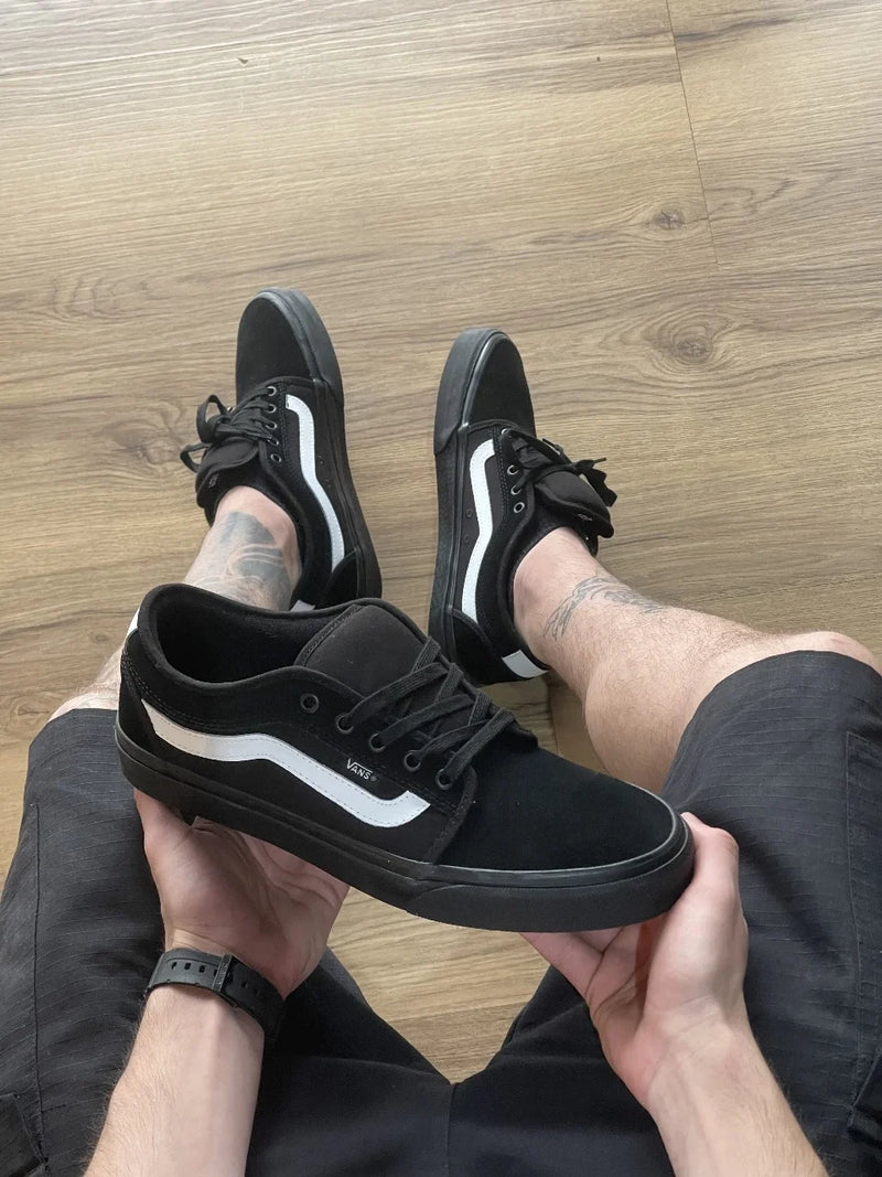 Vans Chukka Low Sidestripe Black Black White