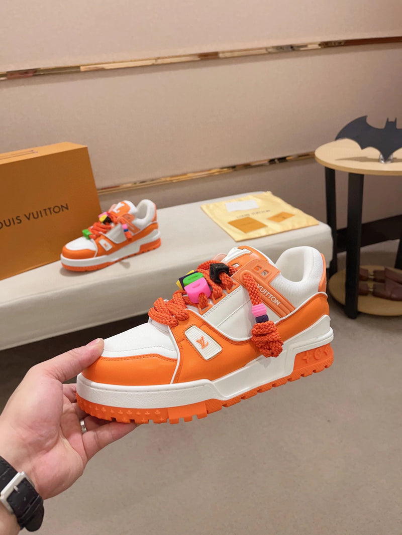 LV *Trainer Maxi - Orange White