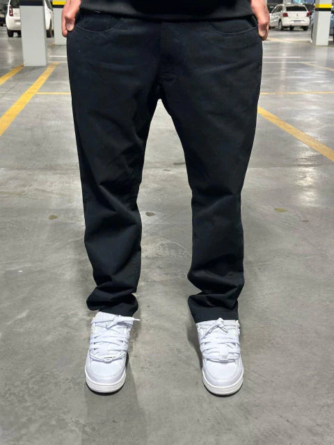 Calça Sarja Hocks Crook Preta