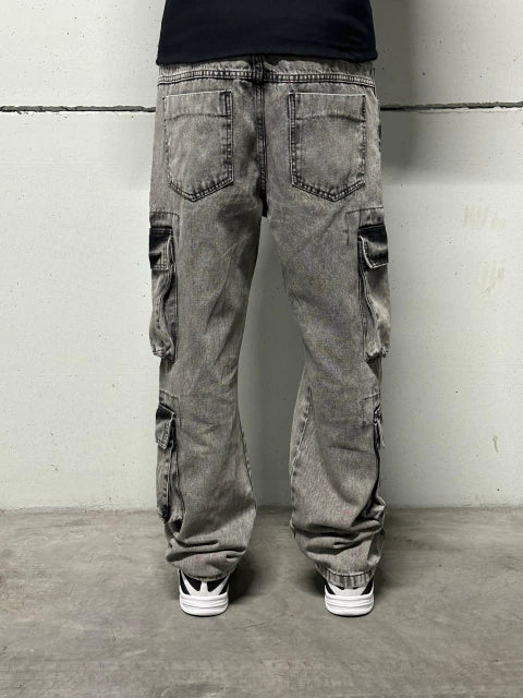 Calça Cargo Double Stone Black