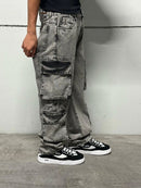 Calça Cargo Double Stone Black