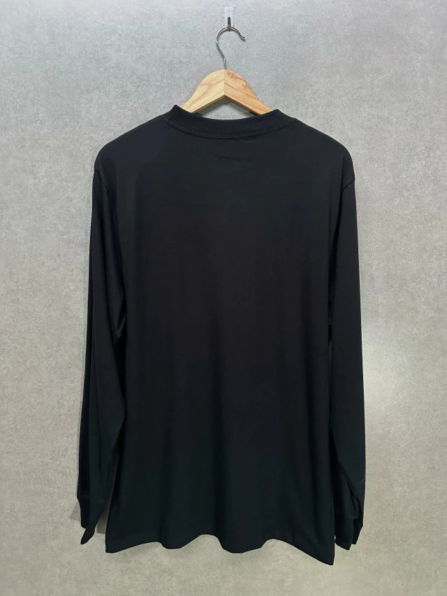 Camiseta Manga Longa PC Sleeve Logo Preta