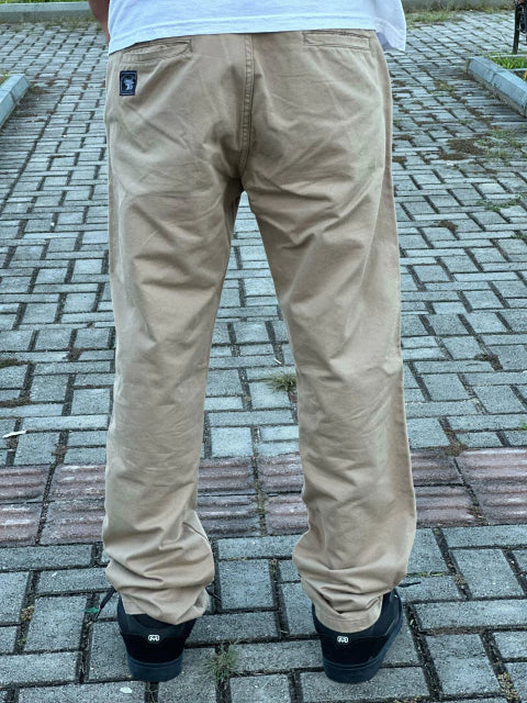 Calça de Sarja Chino Federal Bege