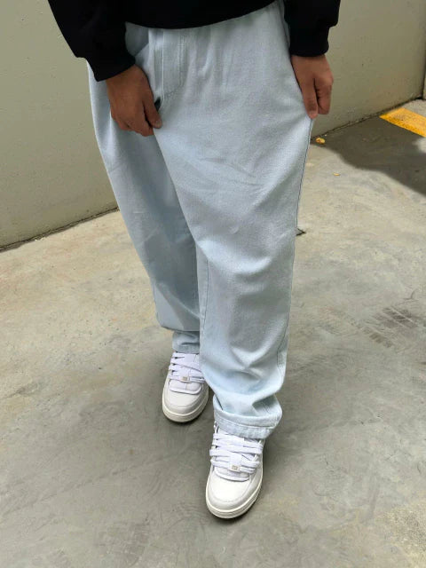 Calça Jeans Baggy - Jeans Claro