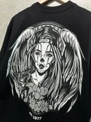 Camiseta Oversized Trip Side Saint Thug Preta