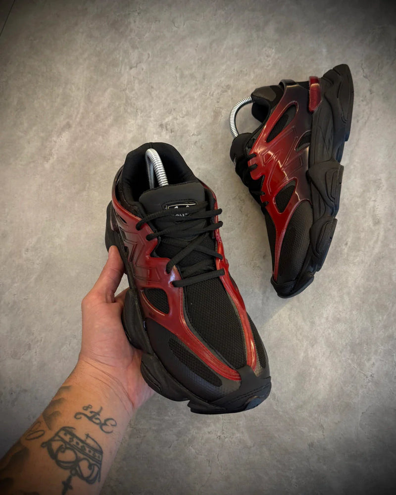 Tênis New Ballance 9060 - Preto/Vermelho 2026 - Premium