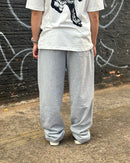 Calça Moleton Baggy Mj Cinza