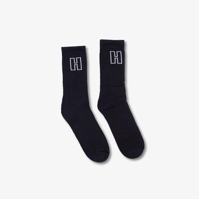 Meia Cano Médio Hocks Agah Preta