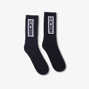 Meia Cano Médio Hocks Box Logo Preta