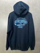 Moletom Canguru Grow On The World Azul Marinho