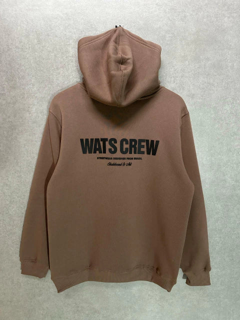 Moletom Wats Crew Capuchino