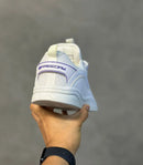 Tênis freeday bronx branco lilas cinza