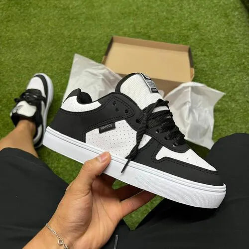 Tênis freeday grandir preto/branco/branco