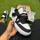 Tênis freeday grandir preto/branco/branco