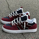 Tênis freeday nostal bordo marinho/branco