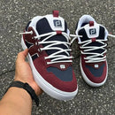 Tênis freeday nostal bordo marinho/branco