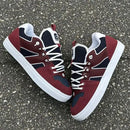 Tênis freeday nostal bordo marinho/branco