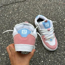 Tênis freeday nostal rosa bb/cinza