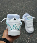 Tênis lokal big branco verde agua