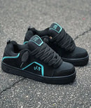 Tênis lokal big - todo preto verde agua