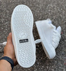 Tênis lokal tag branco refletivo prata