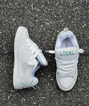 Tênis lokal tag branco verde agua