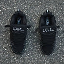 Tênis lokal tag preto branco preto