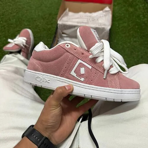 Qix Combat Suede Rose/Branco
