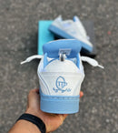 Tênis lokal big branco azul hydra