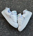 Tênis lokal tag branco verde agua